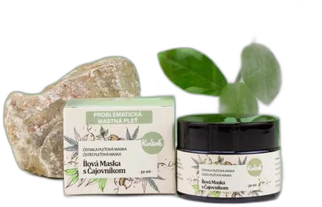 Čistiaca Maska s Čajovníkom pre Mastnú/Problematickú Pleť Kvitok 30ml