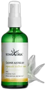 Čajovník austrálsky – organická kvetová voda Soaphoria