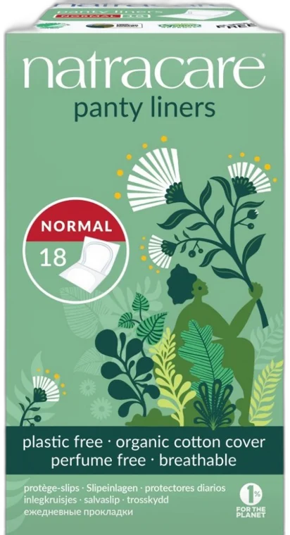 Slipové vložky jednotlivo balené normal 18ks Natracare