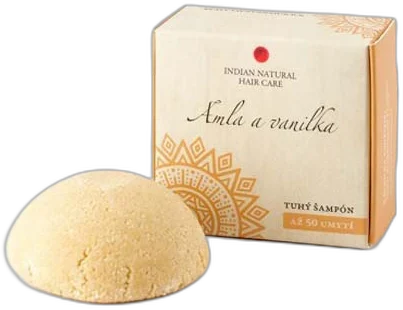 Amla a vanilka (tuhý šampón) Indian Natural haircare 60 g