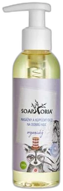 Organický masážny & kúpeľný olej na dobrú noc Soaphoria 150 ml