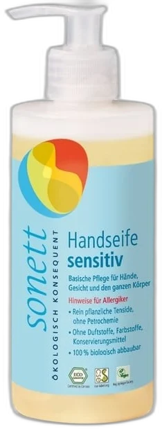 Tekuté mydlo Senzitív 300ml Sonett
