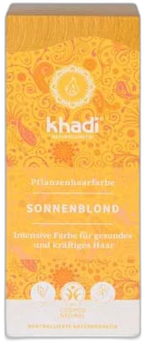 Slnečná blond rastlinná farba na vlasy KHADI 100g
