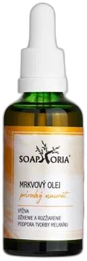 Mrkvový olej 50ml zelené sklo Soaphoria