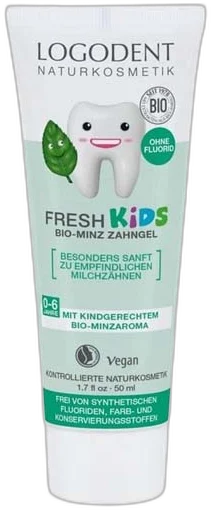 Zubný gél FRESH KIDS mäta 50ml Logona
