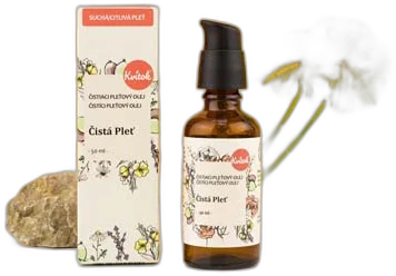 Čistiaci olej Čistá pleť pre Suchú/Citlivú pleť 50ml Kvitok