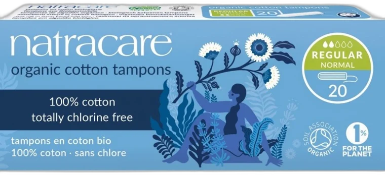 Tampóny Regular 20ks balenie Natracare